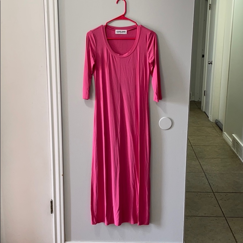 Sonnet James Pink Maxi Dress